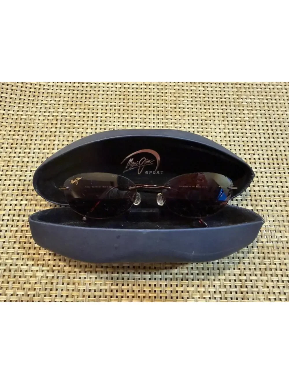 Maui Jim RIMLESS Copper Stainless Frame/ Bronze Lenses!